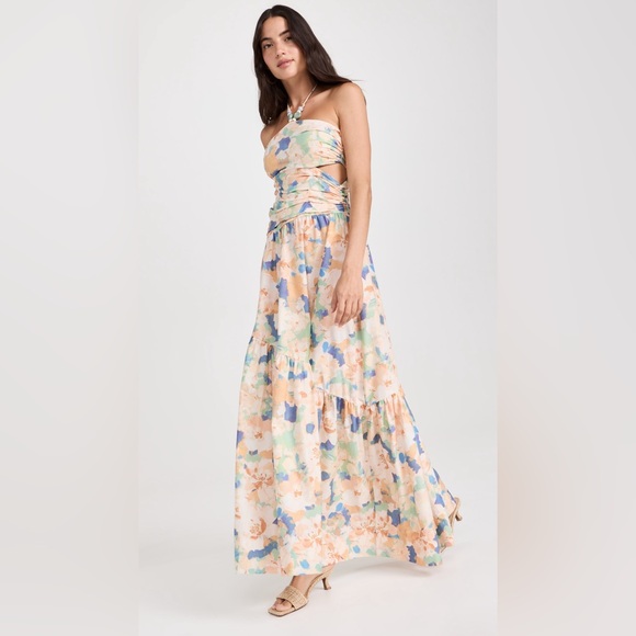 ASTR Linnea Halter Dress Beaded Top Size XS - Picture 2 of 7